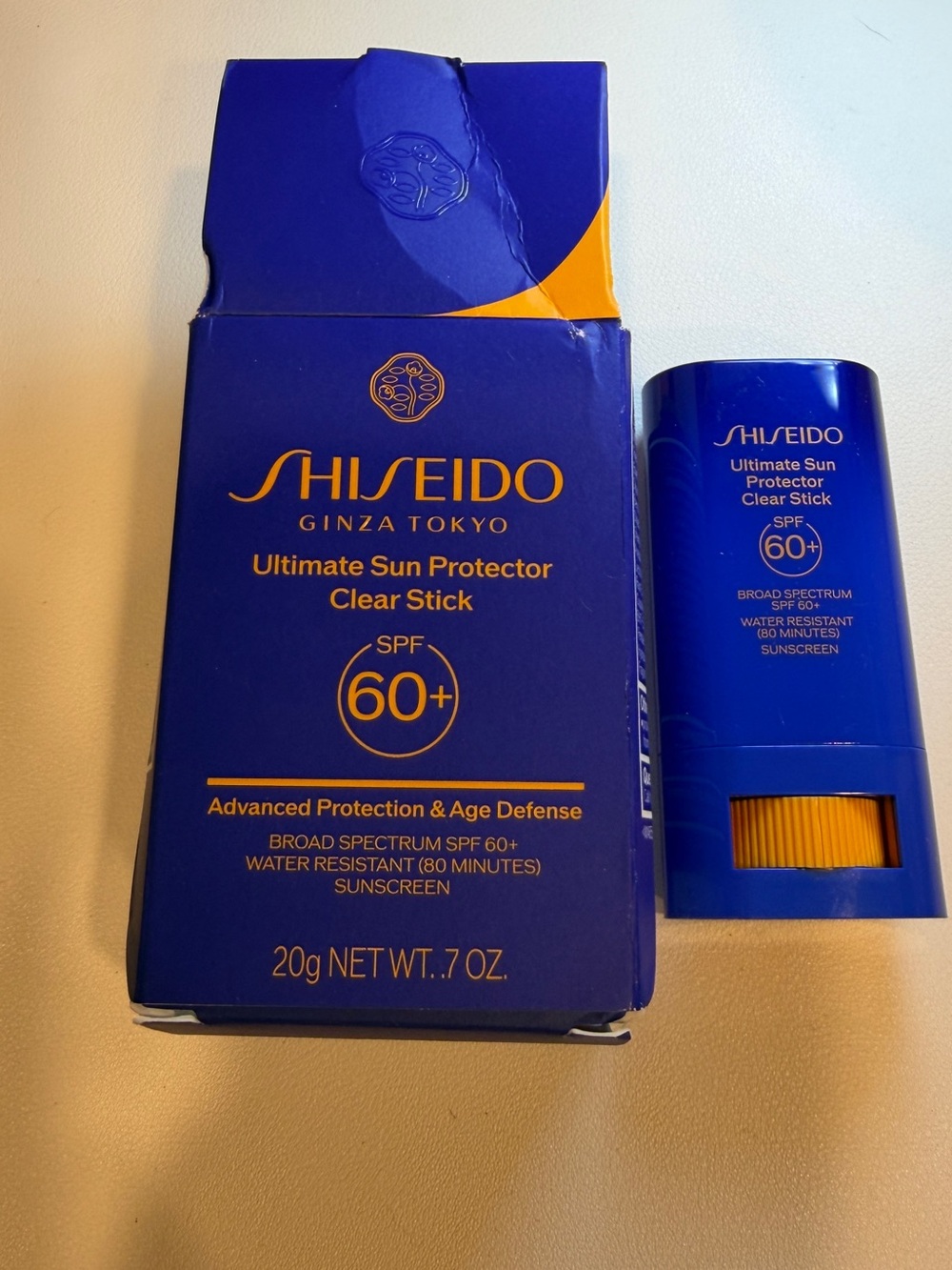 Shiseido Ultimate Sun Protector Clear Stick SPF 60+ .7oz